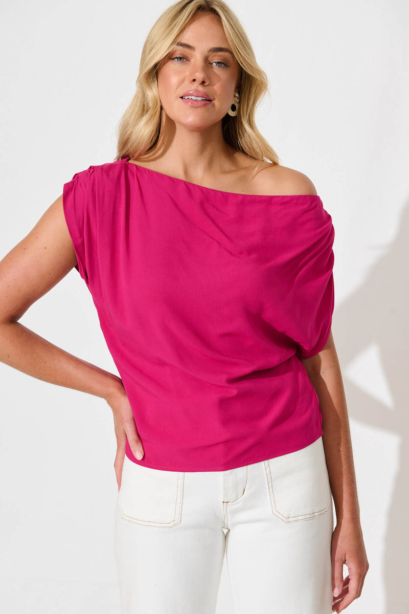 Liana Off Shoulder Top & Shorts Set - Chocolate