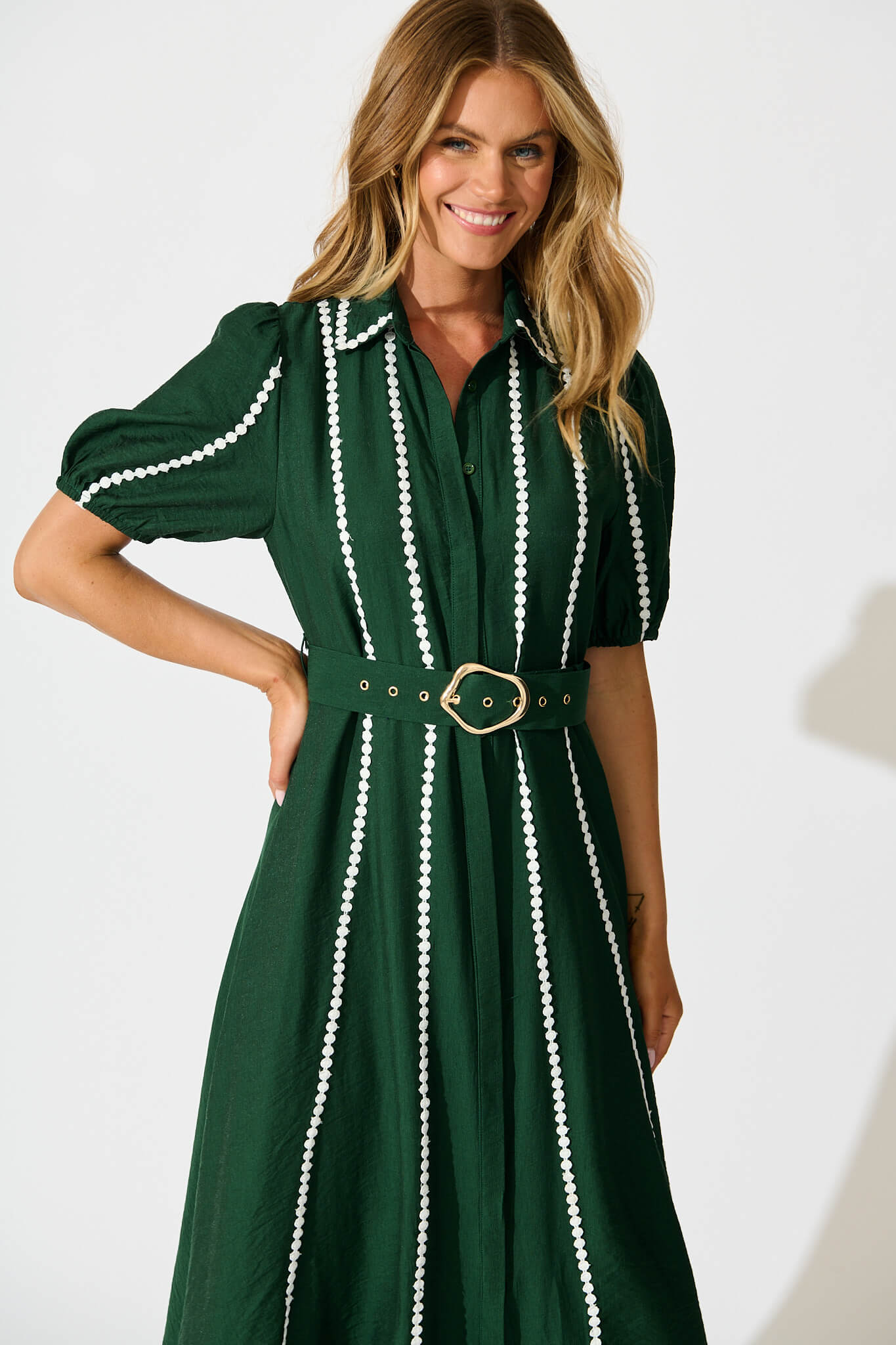 Adore Maxi Shirt Dress in Emerald Green St Frock Adore Maxi Shirt Dress in Emerald Green St Frock