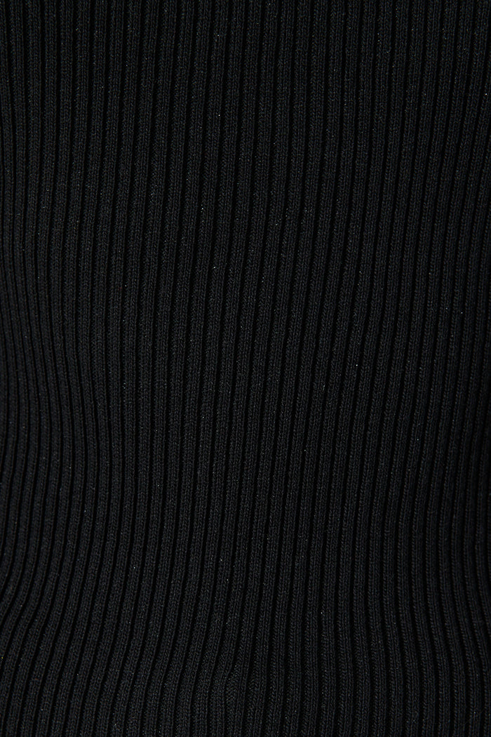 Radiant Tank Top in Black Cotton Blend fabric