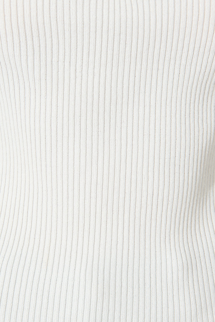 Radiant Tank Top in White Cotton Blend fabric