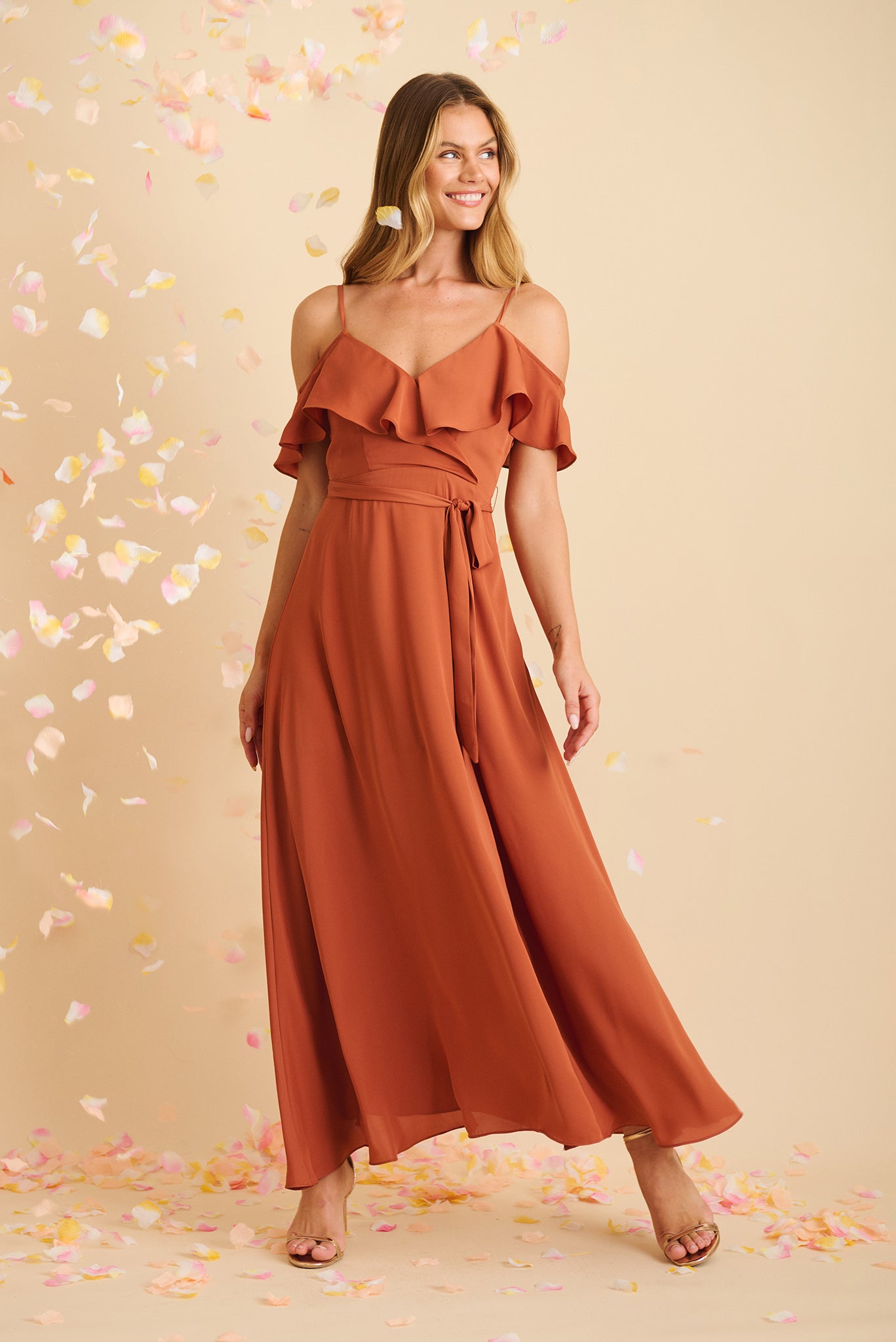 Marit Maxi Dress Rust – Bridesmaid & Occasion Dress