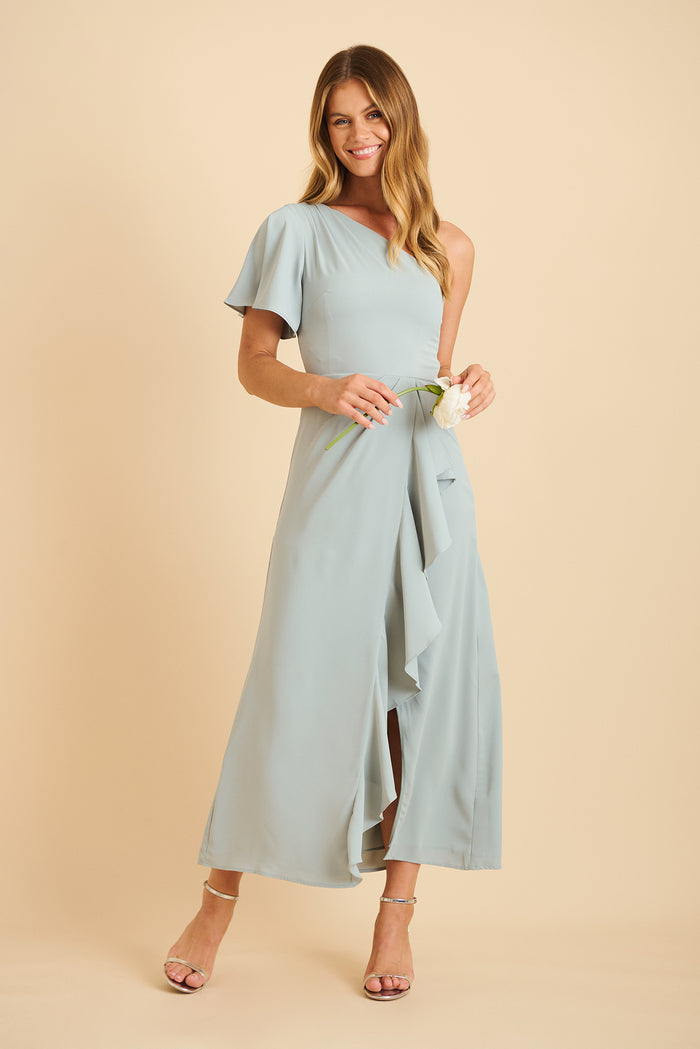 Avian Maxi Dress Sage Bridesmaid & Occasion Dress | St Frock Avian Maxi Dress Sage Bridesmaid & Occasion Dress | St Frock