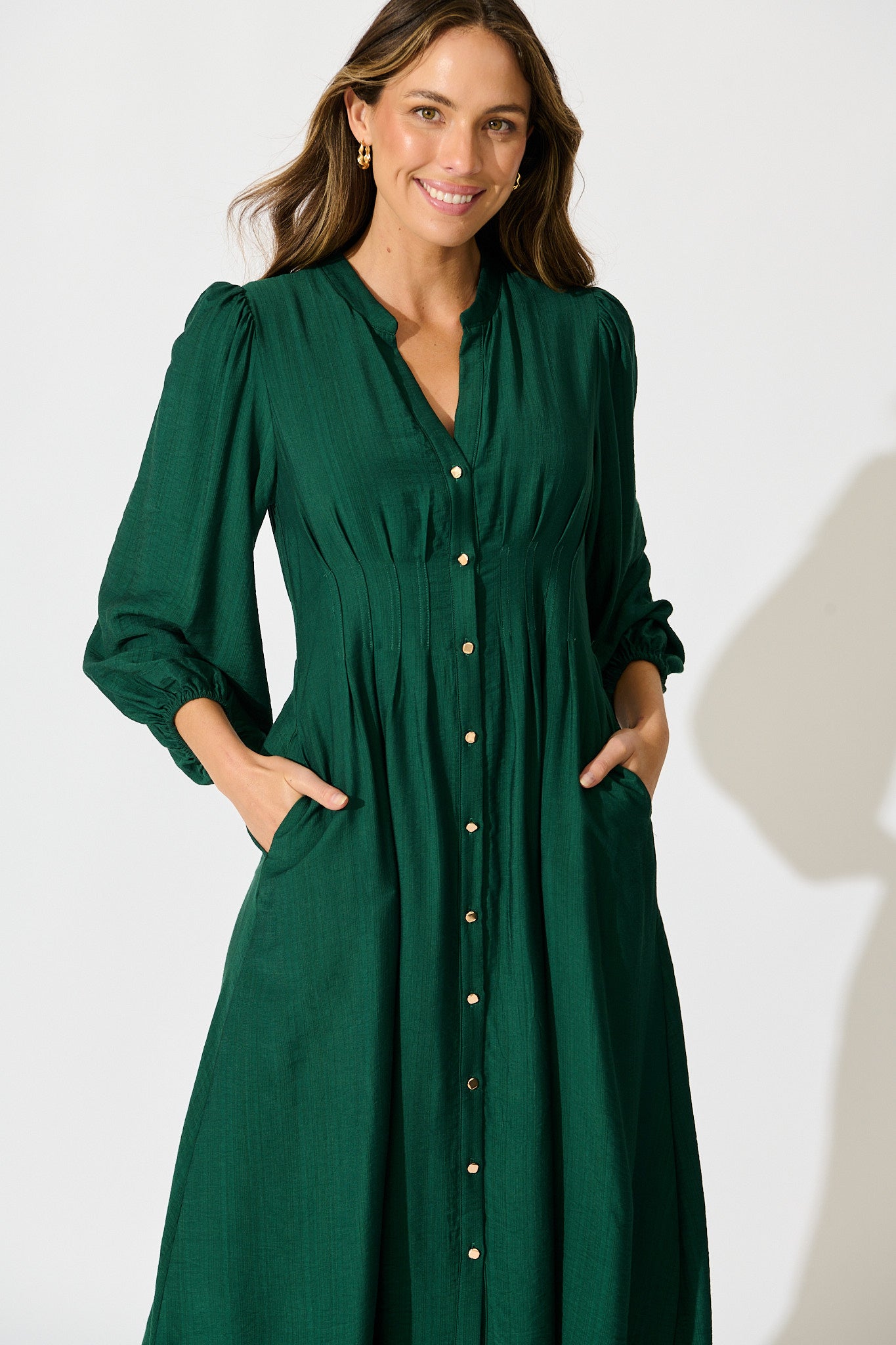 Casablanca Midi Dress in Green St Frock Casablanca Midi Dress in Green St Frock