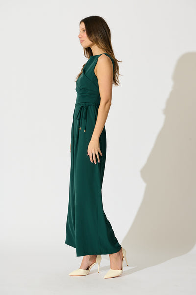 Studio Mode Jumpsuit in Emerald – St Frock