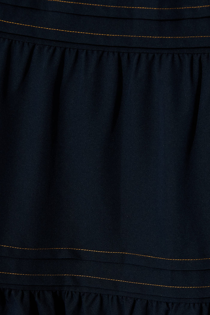 Florencia Maxi Dress in Navy fabric