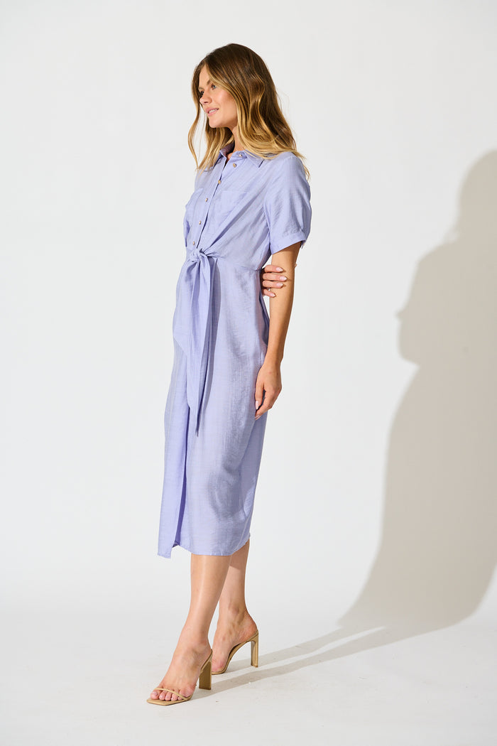 Isadora Midi Dress in Lilac St Frock Isadora Midi Dress in Lilac St Frock