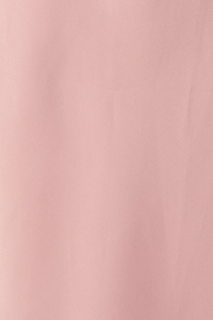 Forever And Always Maxi Off Shoulder Dress in Blush Satin fabric