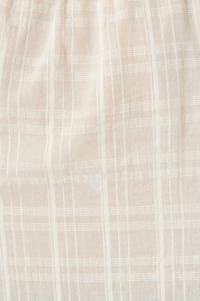 Seabound Top in White Textured Cotton fabric