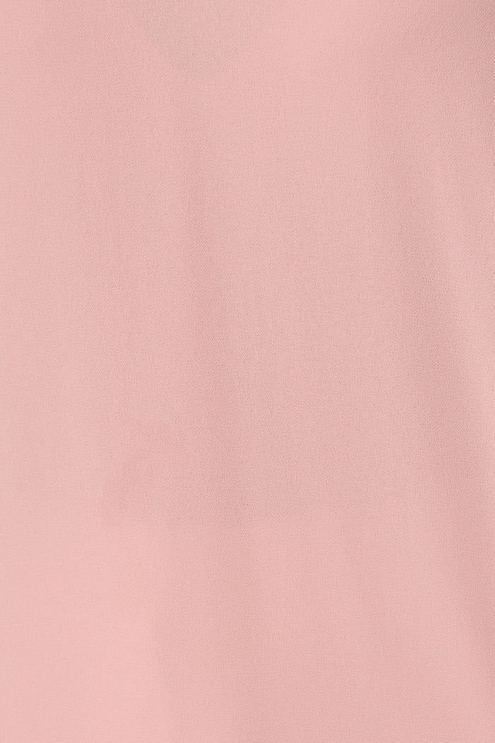 Refined Rhythm Top in Dusty Pink Chiffon fabric