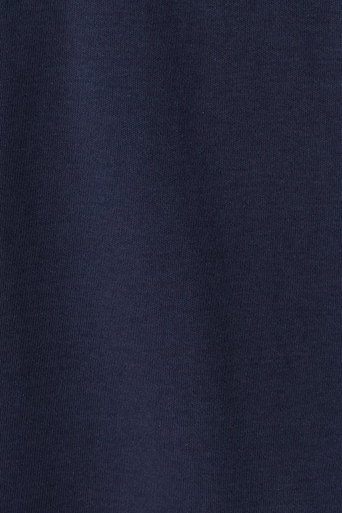 Dela T Shirt In Navy Cotton Blend fabric