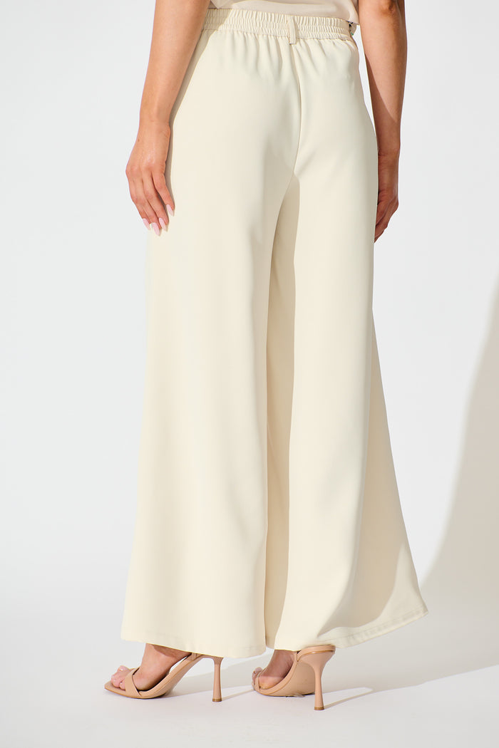 Rosalinda Pant in Cream back