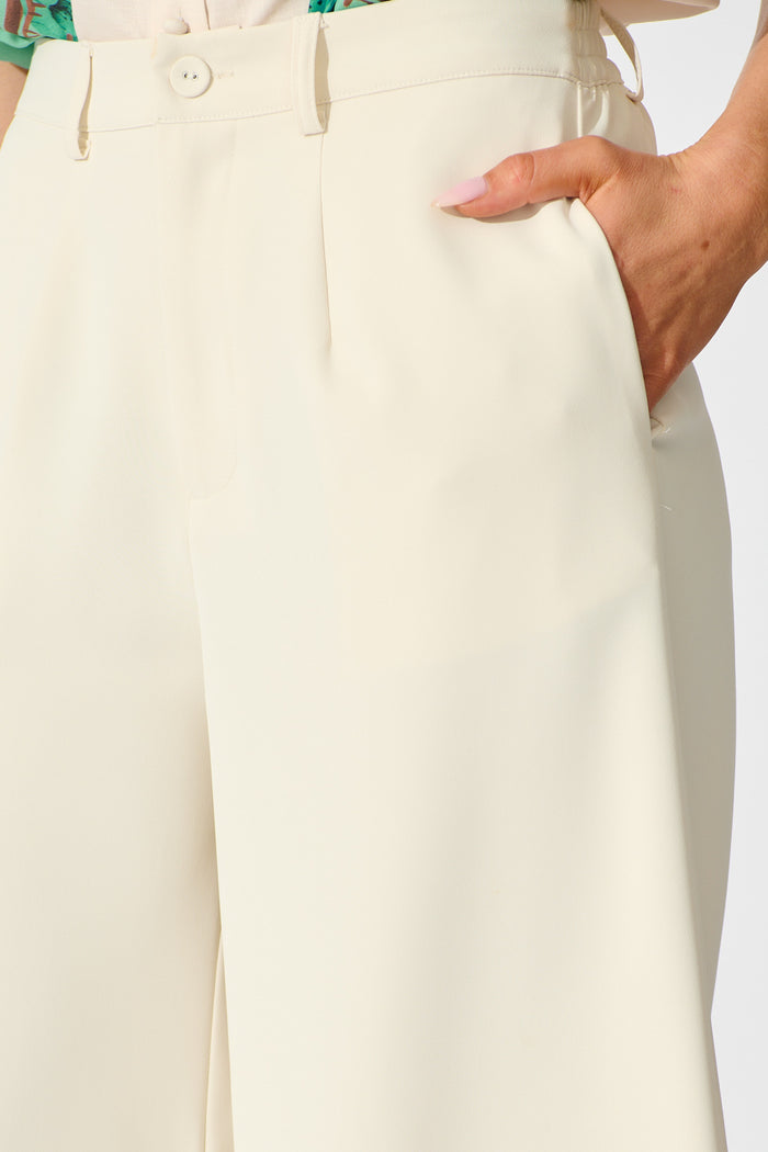 Rosalinda Pant in Cream detail