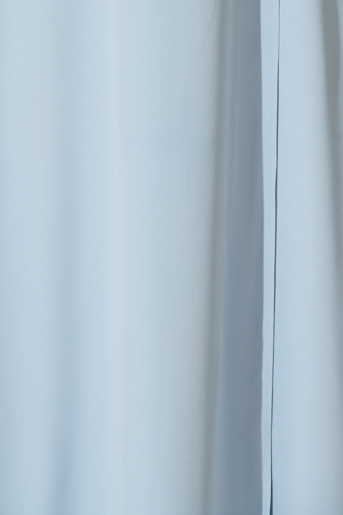 Wynter Maxi Dress in Dusty Blue Chiffon fabric