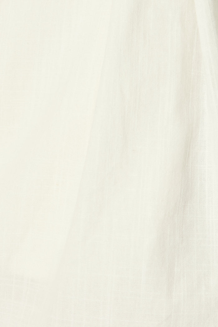 Sorrento Short in White Cotton fabric