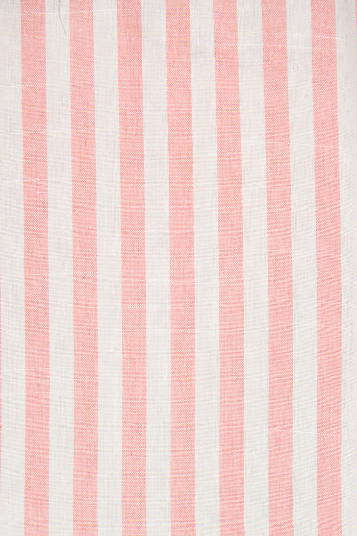 Miro Shirt in Pink Stripe Cotton Blend fabric