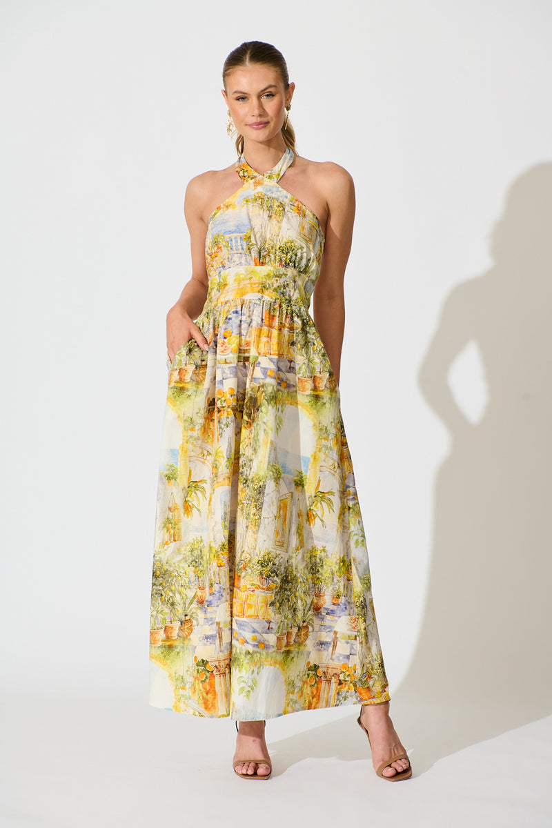 Maxi Dress Dinah Collared Halter Tunic Dress Dinah Collared Halter Tunic  Dress Anthropologie Dinah Collared