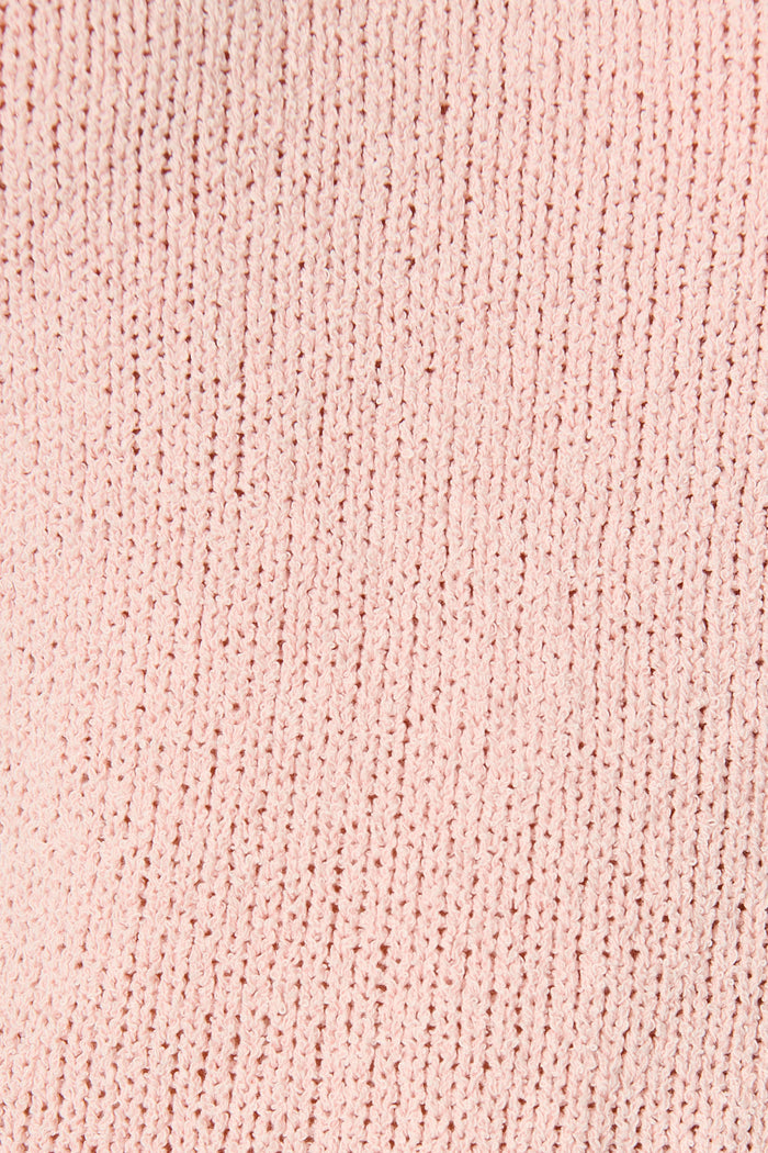Celeste Knit Top in Pink fabric