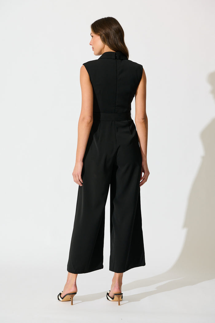 Arden Jumpsuit in Black back