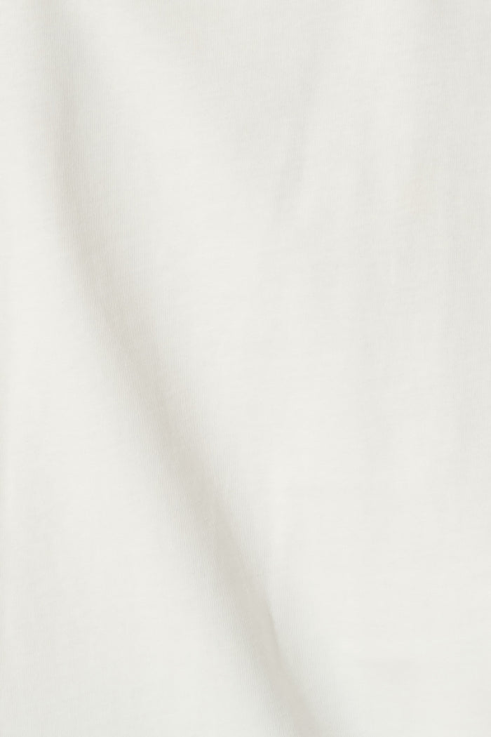 Sea Lover T Shirt in White with Multi Seashell Cotton fabric