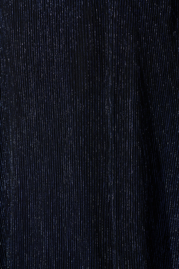 Dazzling One shoulder Maxi Dress in Navy fabric