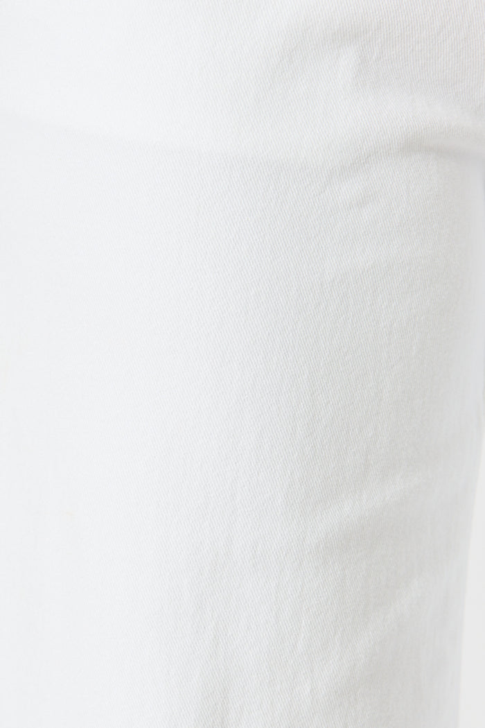 Torin High Rise Wide Leg Jean In White Denim fabric
