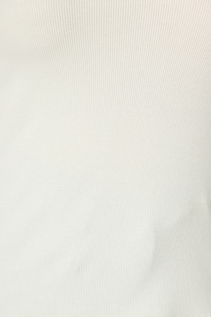 Tied With Love Knit Top with Bow in White fabric