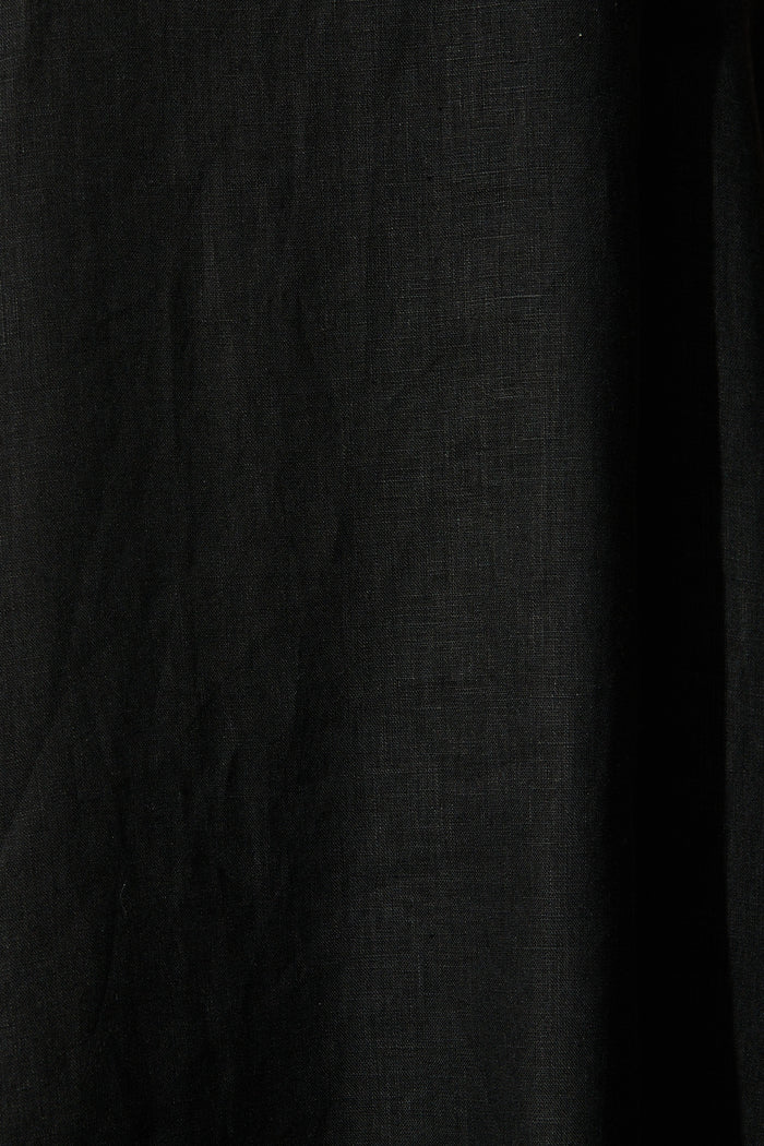 PRE ORDER Island Dreamer Dress in Black Linen fabric