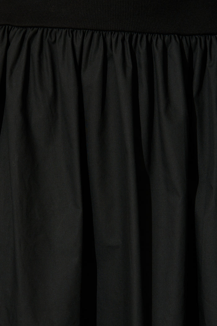 Fiala Maxi Sundress in Black Cotton fabric