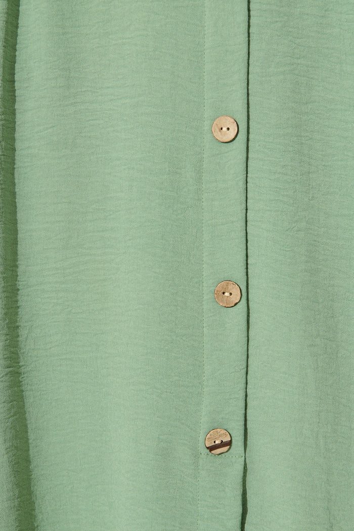 Fawn Maxi Skirt with Belt in Sage fabric