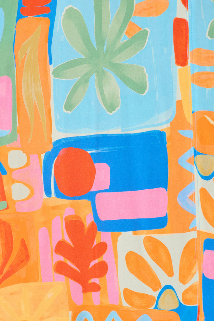 Heatwave Maxi Dress in Multi Print fabric