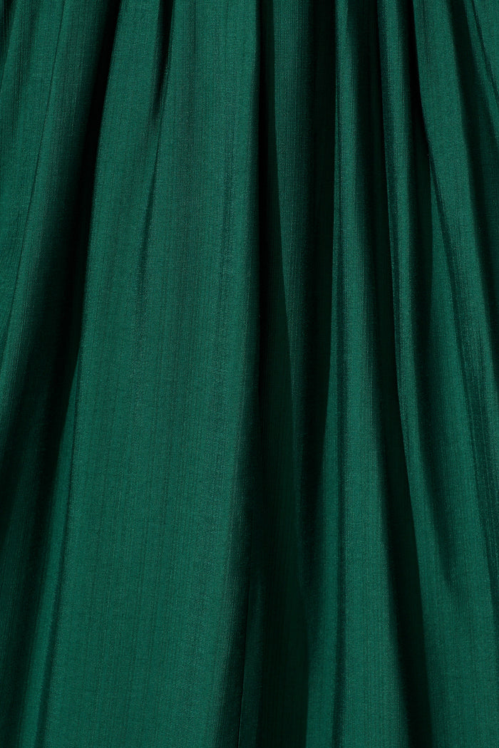 Elegance Echo Maxi Dress in Emerald fabric