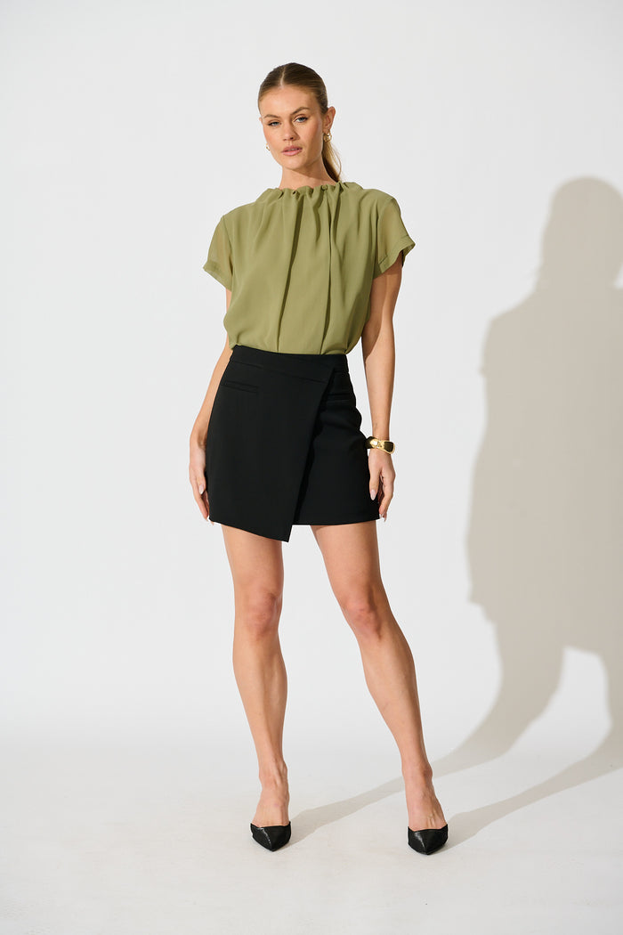 Clarabella Skirt in Black full length