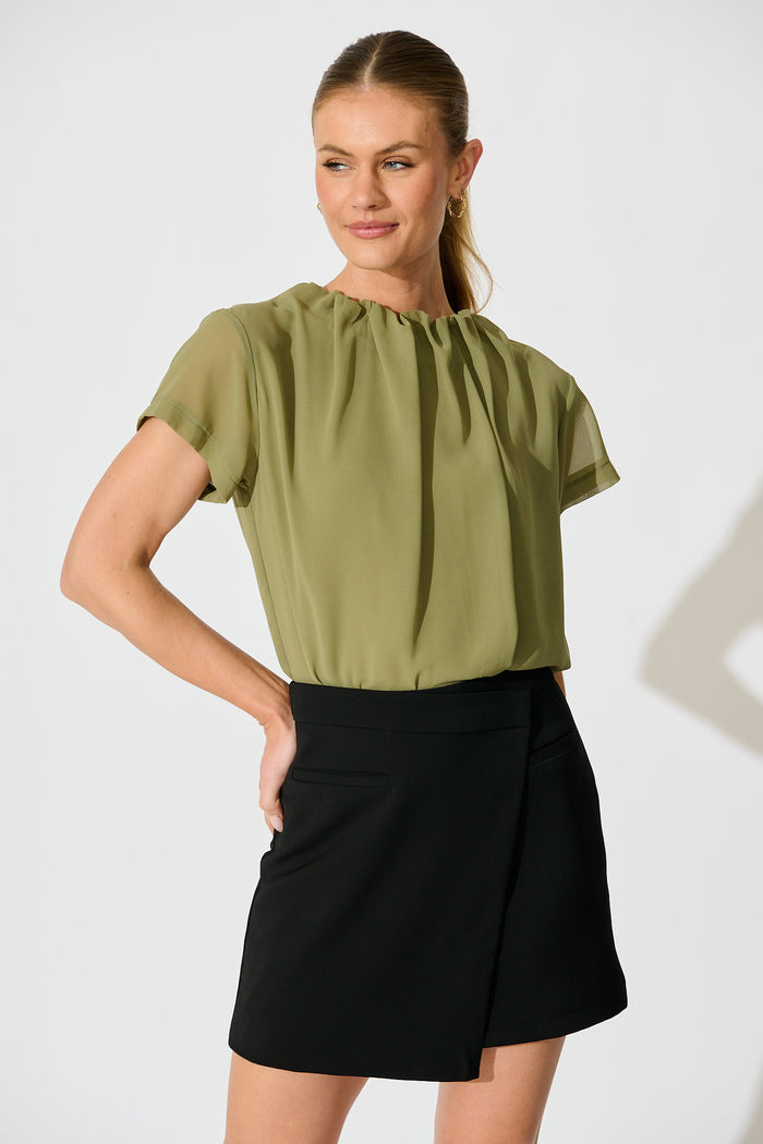 Clarabella Skirt in Black front