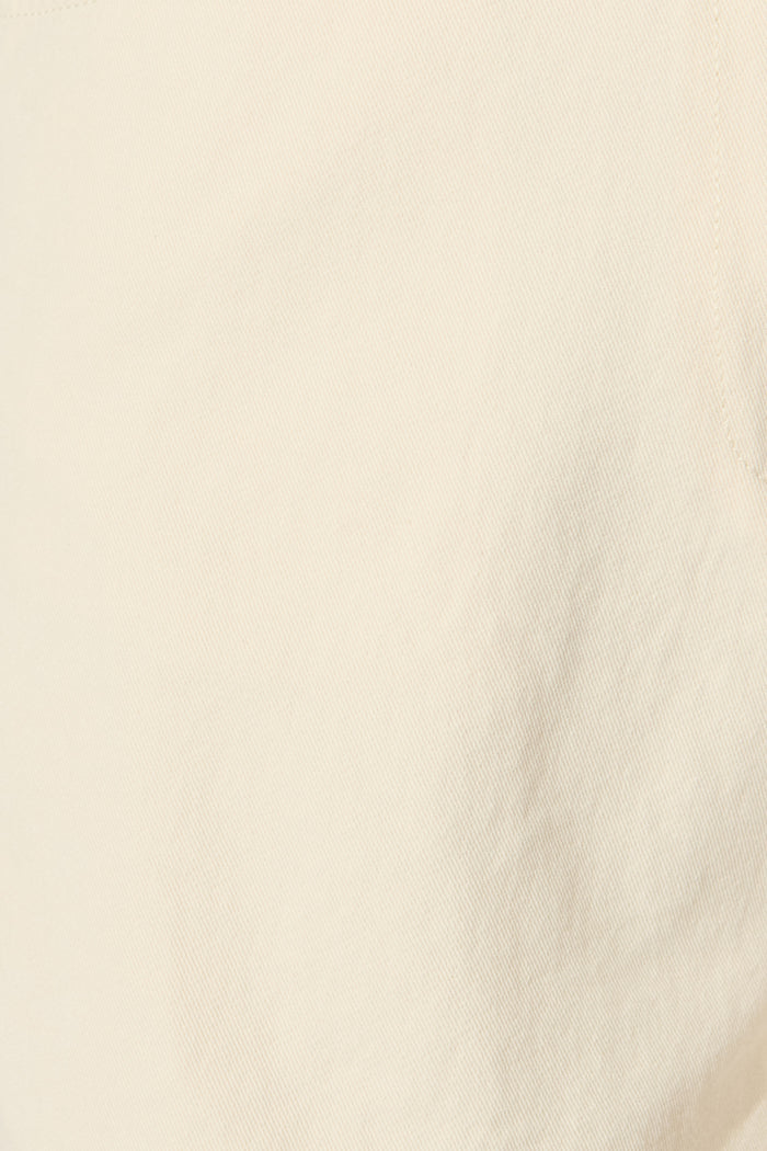 Velveta Playsuit in Beige Cotton fabric