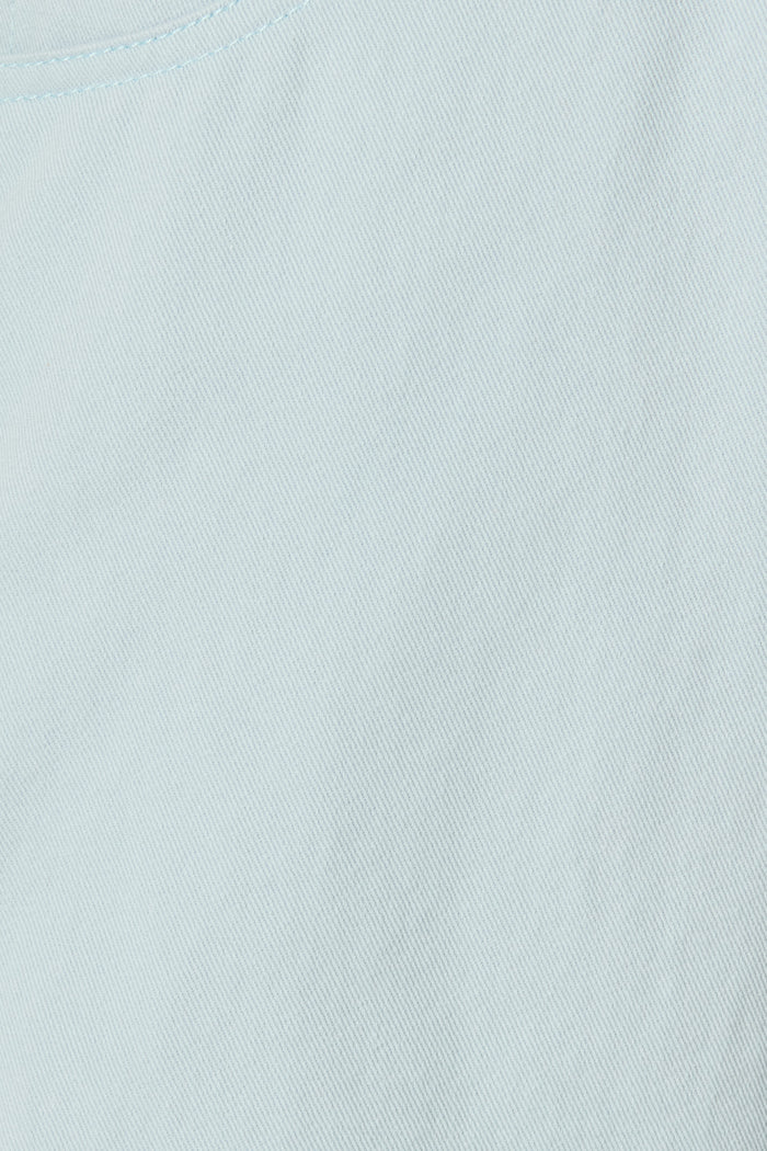 Velveta Playsuit in Light Blue Cotton fabric