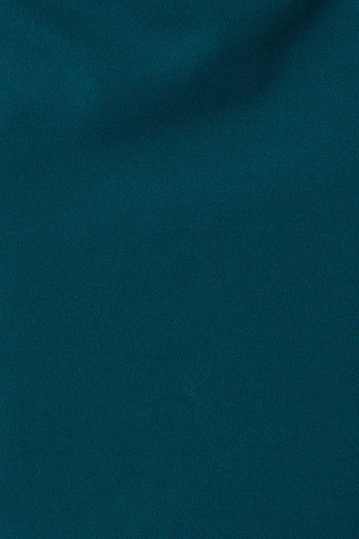 Shalynn Midi Dress in Teal fabric