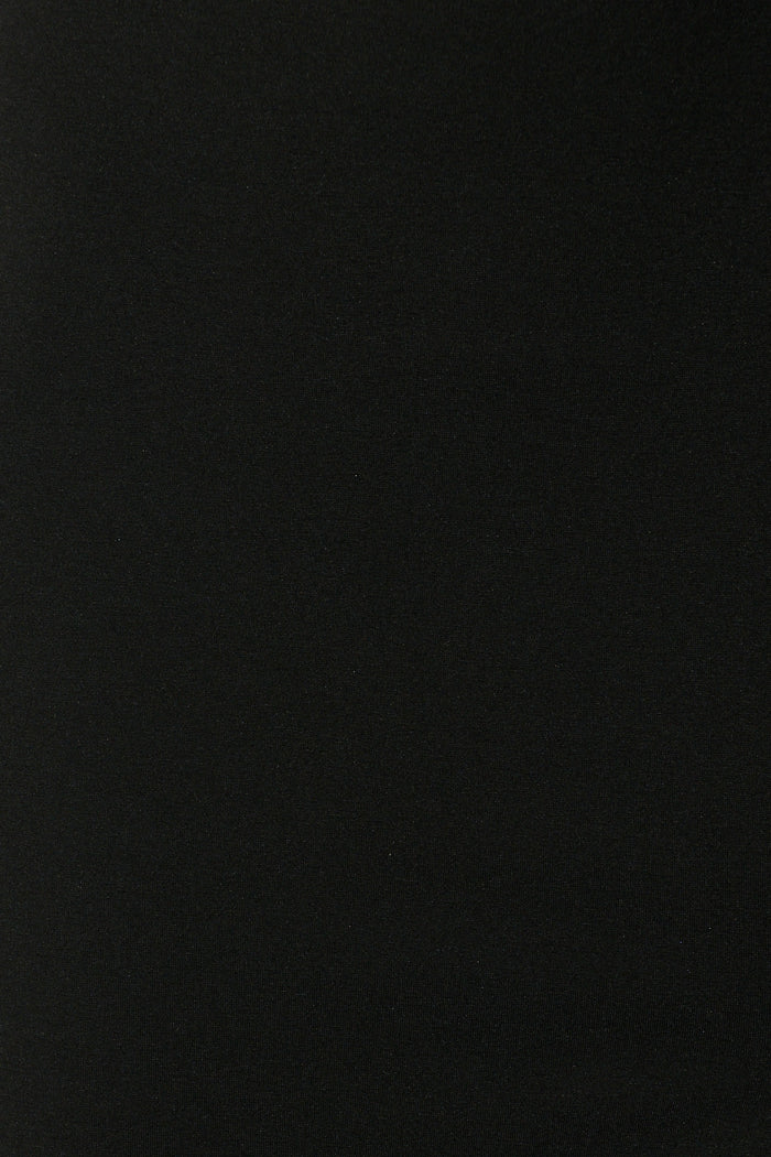 Zatana Midi Dress In Black fabric