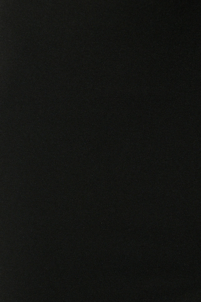 Zatana Midi Dress In Black fabric