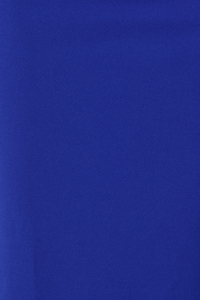 Mazari One Shoulder Maxi Dress in Cobalt Blue fabric