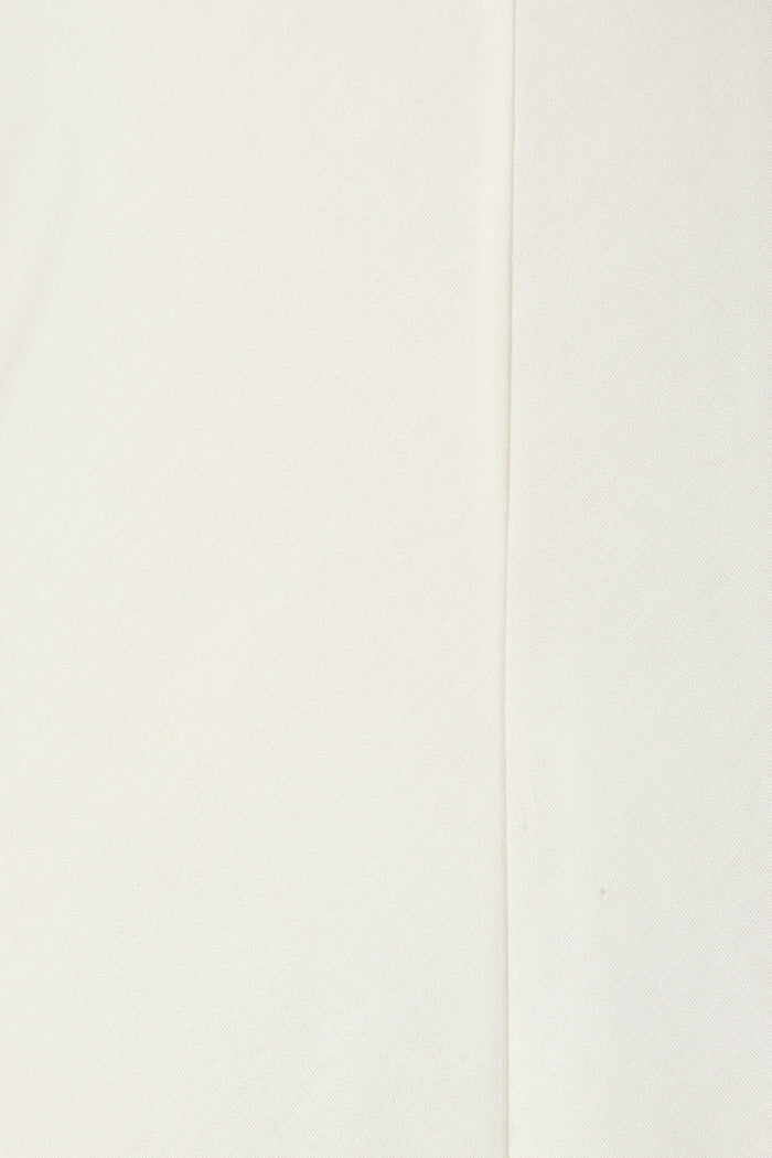 Mylah Maxi Dress in White Linen Blend fabric