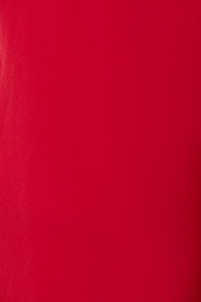 Aubree Pant in Red Satin fabric