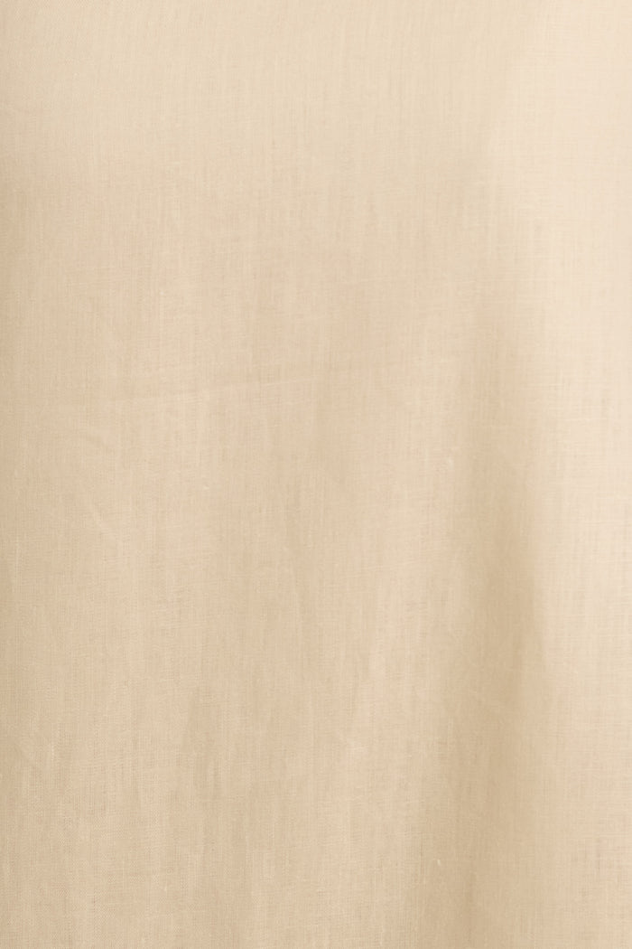 Island Dreamer Dress in Stone Linen fabric