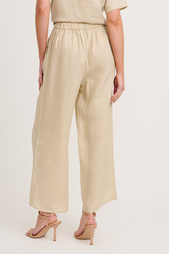 Halara Pant in Stone Linen back
