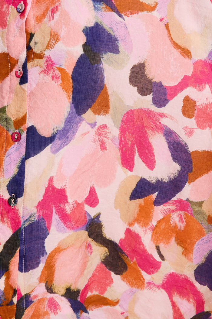 Dusk Desire Midi Dress in Multi Print fabric