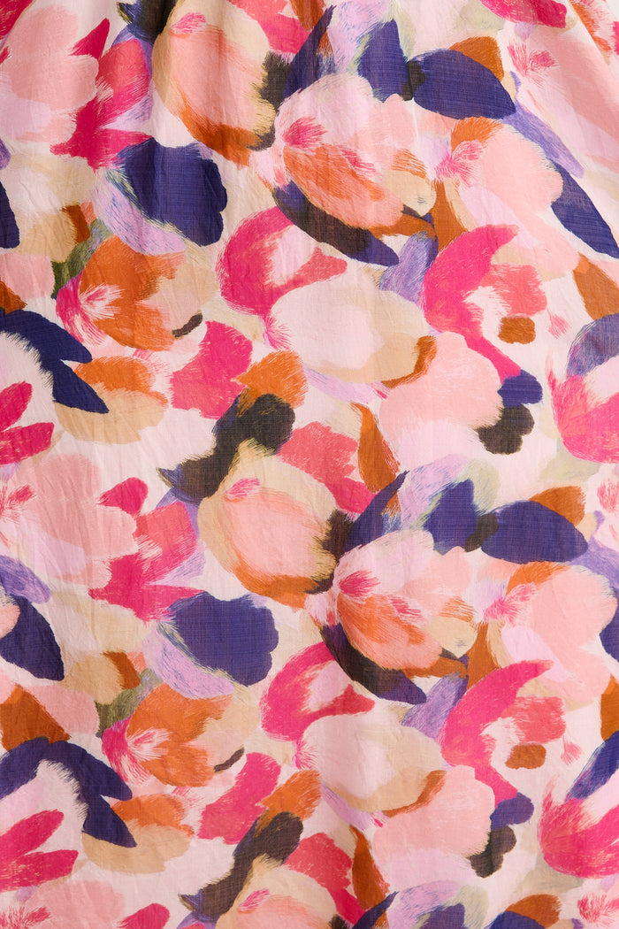 Effortless Luxe Maxi Dress in Multi Print fabric