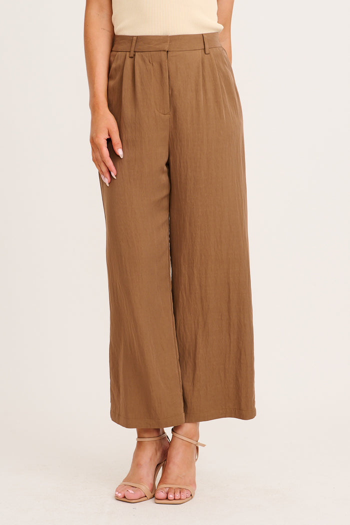 Elevate Pant in Taupe front