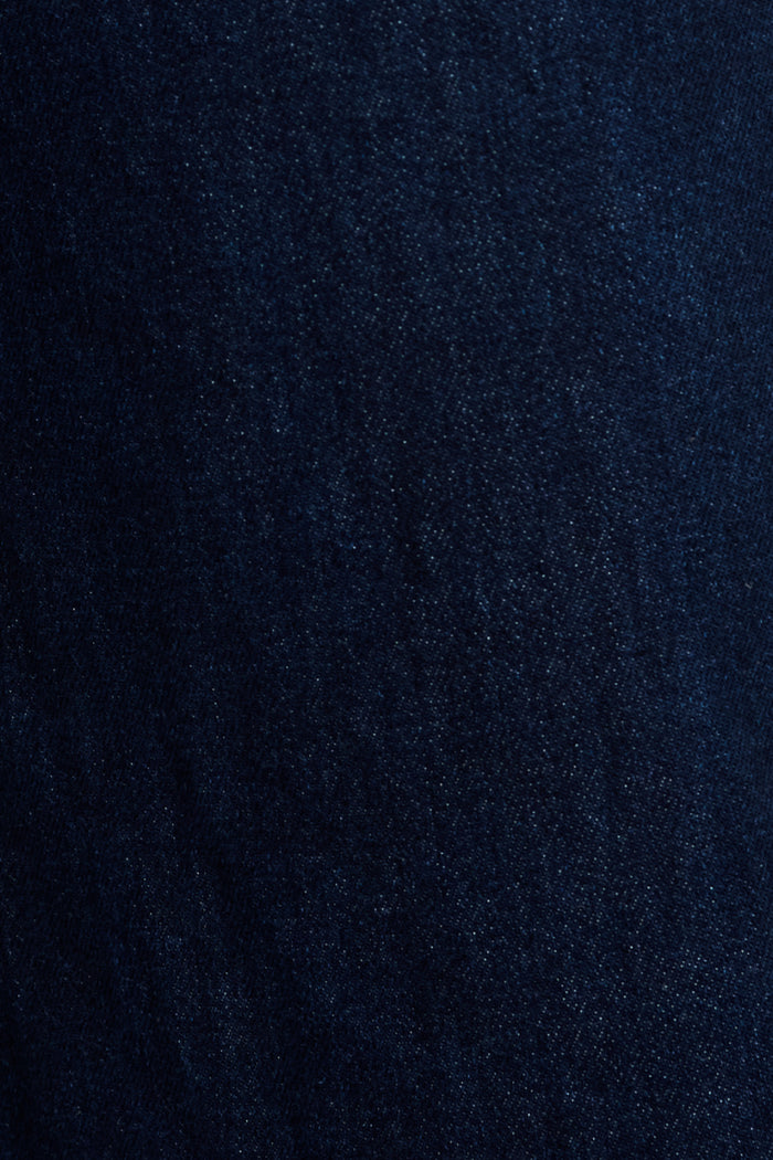 Perry High Rise Straight Leg Jean In Indigo Denim fabric