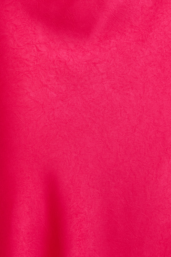 Polished Affair One Shoulder Maxi Dress in Pink Satin fabric