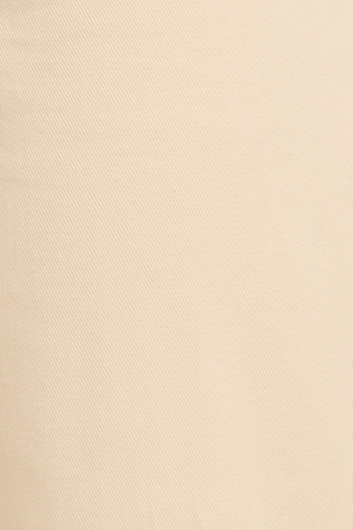 Nimes High Rise Wide Leg Jean In Sand Denim fabric