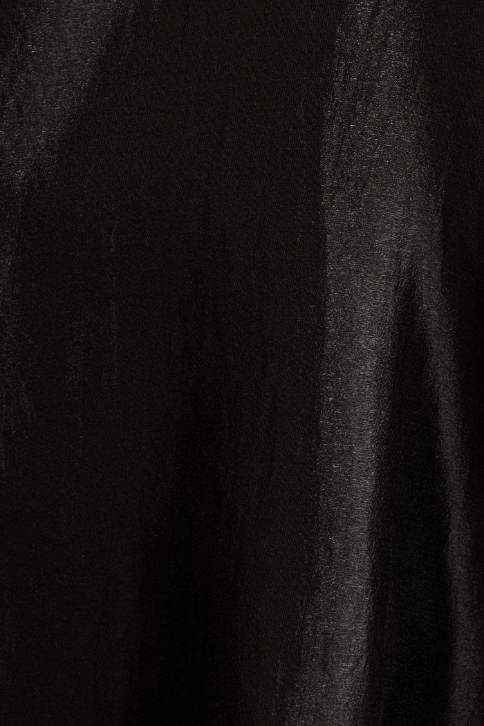 Rose Twirl Dress in Black fabric
